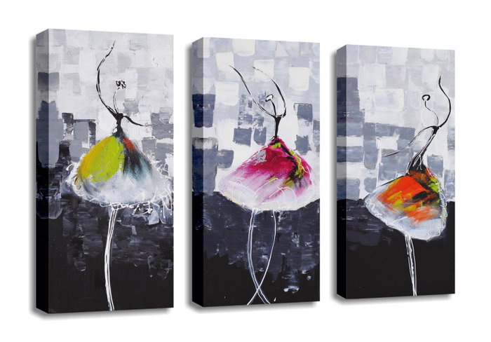 Wallity UC033 Lienzo Decorativo Multicolor (3 Piezas)